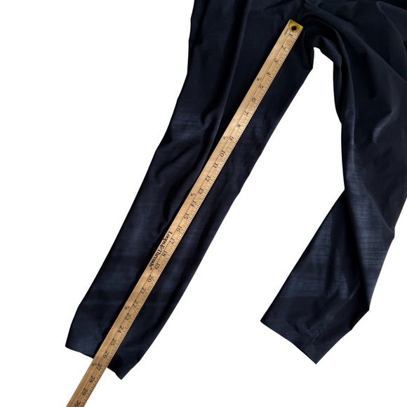 Athleta Navy‎ Lightweight Jogger Pants Sz 6 Ribbed Side Panels Travel Athleisure - Picture 11 of 12